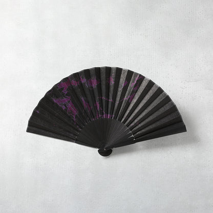 Shotengai-Gibier Deerskin Hand Fan - Palette