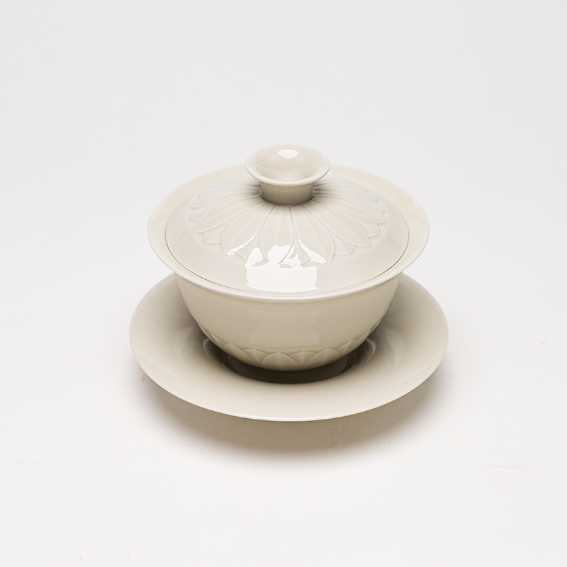 Chinese Ding ware tea set