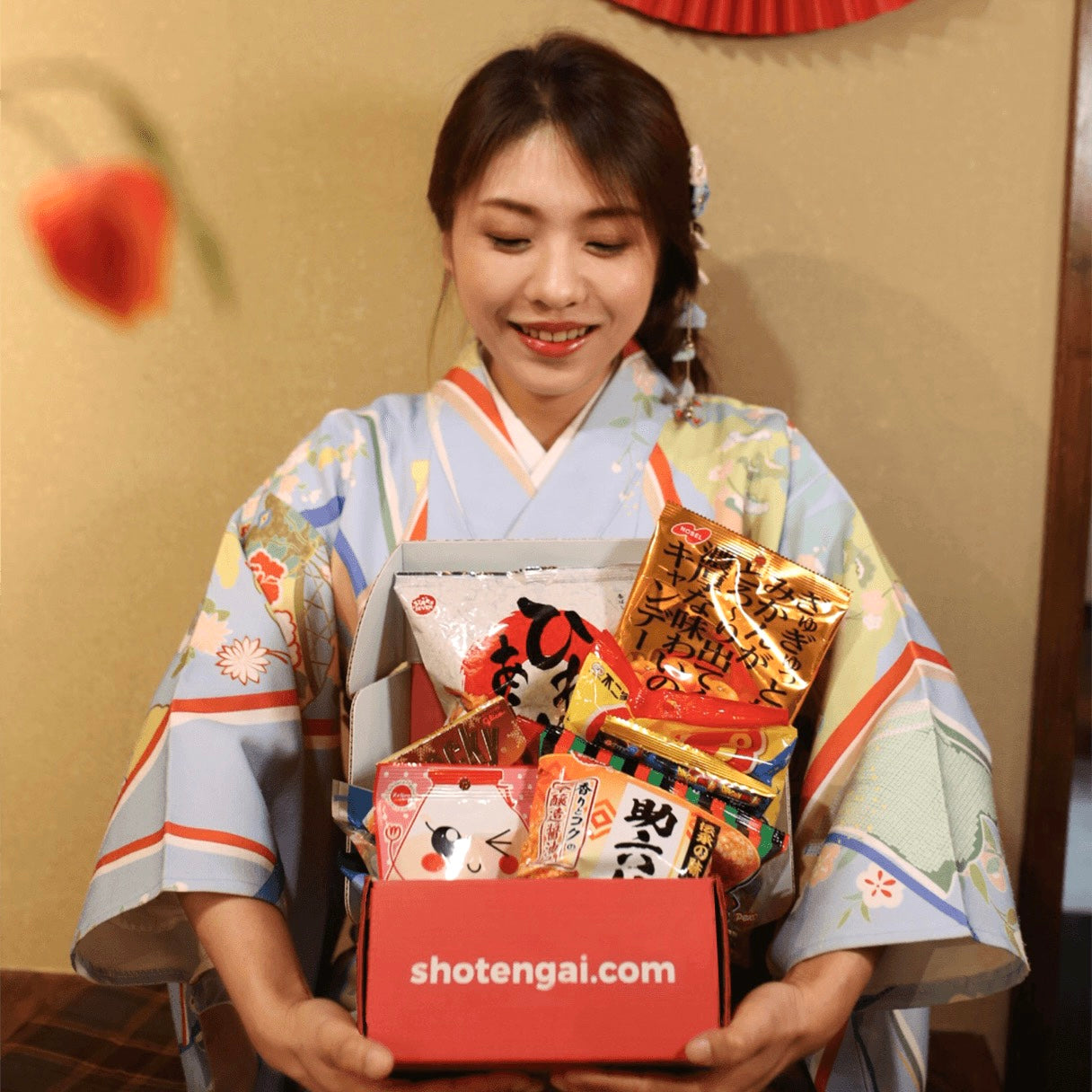 Stella Chao with Japanese Snack Box