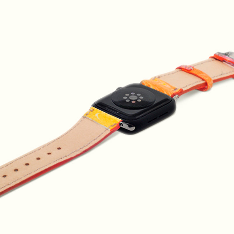 Gibier Deerskin Apple Watch Band - Marbling