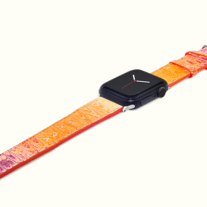 Gibier Deerskin Apple Watch Band - Marbling