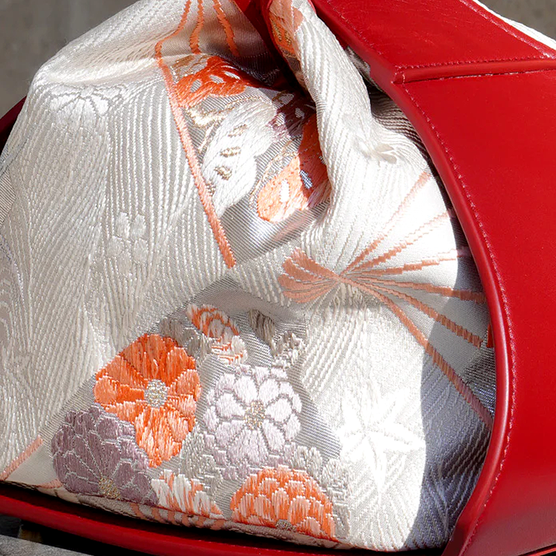 Shotengai-Husui-TRIO handbag-Red