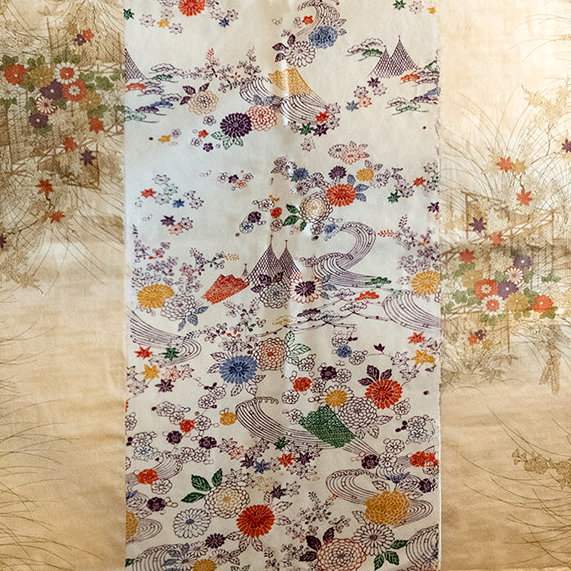 Hisui Kimono Heritage Bed Cover